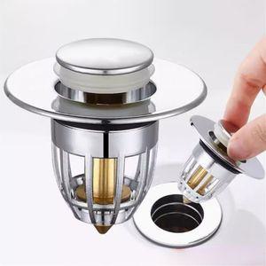 원터치 자동폼업 B형 세면대마개 팝업마개 세면대부속