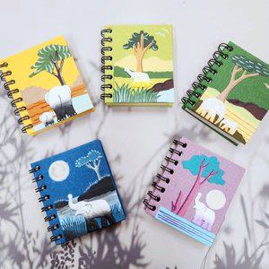 [기타]코끼리똥종이 스프링 노트 S 제로웨이스트 리사이클링