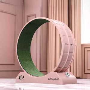 캣휠 무소음 캣워크 고양이 훈련 운동 러닝머신 기구