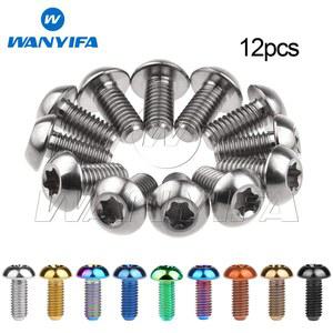 T25 TORX 자전거 단추 로터 나사 IFA 12MM M5X10 디스크 산악 WA 12 볼트 티타늄