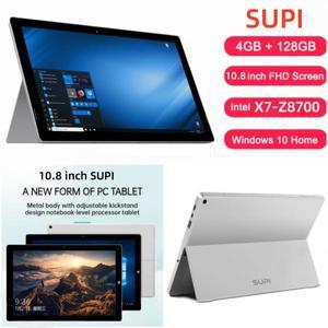 SUPI 64비트 10.8인치 태블릿 Windows 10 Intel TM X7-Z8700 4GB RAM 128GB ROM HDMI 호환 듀얼 카메라 192