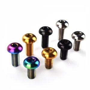 M5X10 나사 산악 디스크 TORX T25 브레이크 도로 12MM 로터 볼트 티타늄 자전거 6PCS