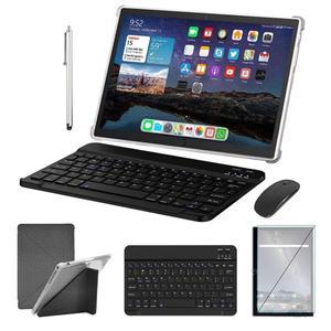 ATOUCH 안드로이드 12.0 태블릿 PC, HD 스크린, 듀얼 SIM 카드, 듀얼 대기, 6GB RAM, 256GB ROM, 키보드 X1