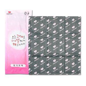 B국산 해피데이 대형 방석 핫팩 30x30 찜질팩 16시간 (WFHU61E)