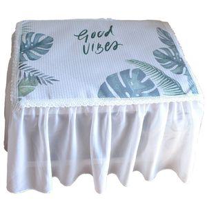 레이스 전자레인지 먼지 차단 방진 커버 프린터기 복합기 천 북유럽 더스트커버