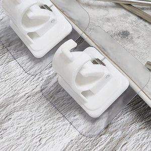 고품질 커튼걸이 커튼 봉 후크 화이트 커튼걸이 압축봉 붙이는 커튼압축봉 압축봉행거 전세집 (WFHV9X3)