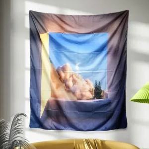 초승달보이는창문벽포스터 돋보이는 빈티지벽포스터 (WFHVHLP)