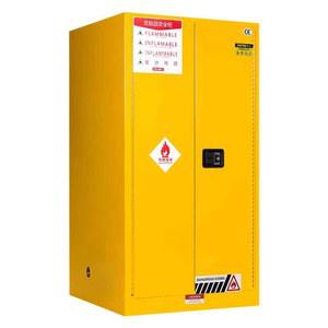 인화성물질 보관함 페인트 폭발 산업용 45L 농축 레드 이중 철제 클립 캐비닛 옐로우
