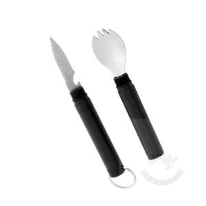 오마센 캠핑 휴대용 스포크 나이프 생선비닐칼