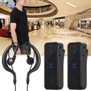 이어폰무전기 귀걸이형 무전기 병원 미용실 식당 업소용 워키토키 1+1