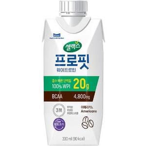 셀렉스 프로핏 웨이프로틴 아메리카노 드링크 330ml / 1개 x2SET (AD)