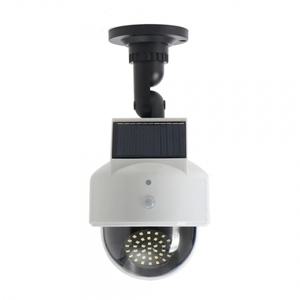 태양광 동작감지 리모컨포함 모형 감시카메라 센서등 LED CCTV 더미 도방방지용카메라