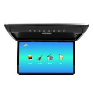 범용15인치 차량용천정모니터 슬림형IPS 스크린미러링 128G 천장모니터 접이식 TV