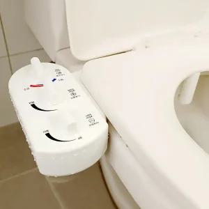 나이스 비데 기계식 수동 냉수 온수 여성 세정 기능 필터없는 방수 비데기 무전원 수압 조절 비대 소형 직수 욕실 용품