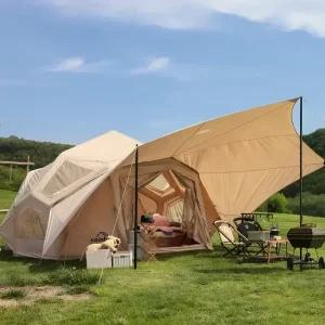 쿠디 에어텐트 면텐트 베스토나 원터치텐트 대형 가족 쉘터 타프쉘