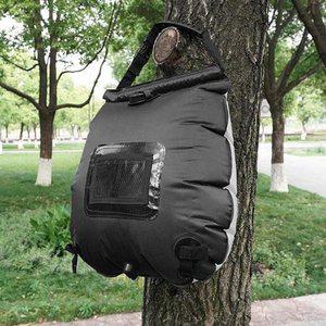 [JHQRF7LB_53D4]캠핑 샤워 기 간이 휴대용 물통 블랙 20L