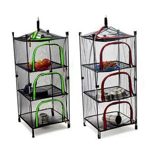 3단 캠핑 심플캐비넷망 식기건조기 망 휴대용가방포함