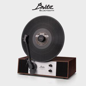 [브리츠]BZ-TMK1 우드 빈티지 레트로 레코드 LP플레이어 블루투스 턴테이블 스피커