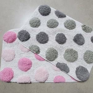 신혼집선물 물방울무늬 순면 발매트 신혼집 자취생 선물 욕실매트 현관발매트