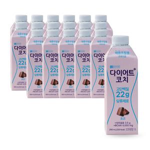 종근당건강 다이어트코치 초코 280ml x18개