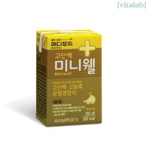 [비타랩] 메디푸드 미니웰 바나나 150ML 24팩 6박스