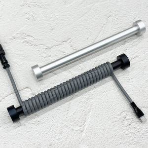 코일형 키보드 항공 케이블 빅 와인더 18cm 홀더 고정바 무게추 스틱 릴 정리함 기계식 게이밍