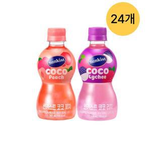광동 썬키스트 코코 젤리음료 피치 12개 + 리치 12개