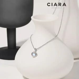 [하프클럽/]CIARA mono 써지컬스틸 Bronx 블루 매직마블 목걸이