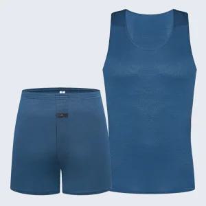 [제임스딘]제임스딘 남자 팬티런닝세트 런닝트렁크세트 6매입 여름 인견 소변구 아빠선물