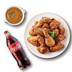 [굽네치킨] 고추바사삭+치킨마크니+콜라1.25L
