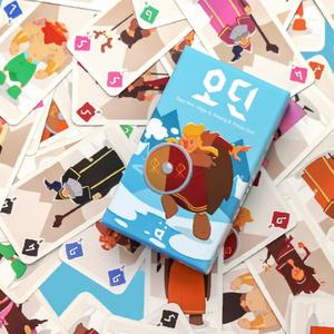 아스모디코리아 오딘 보드게임 카드게임 숫자조합 바이킹군대 페밀리 파티 초등학생 전략