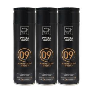 미쟝센 파워 스윙 슈퍼 스트롱 스프레이9 200ml x3