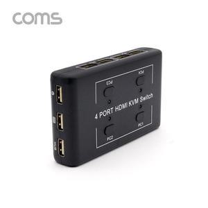 (COMS)감성 HDMI KVM 스위치 4포트(4대1)/PC 4대연결