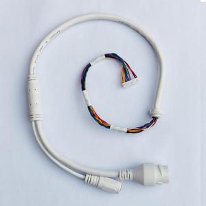 Hikvision IP 카메라용 이더넷 랜 케이블 PoE RJ45 네트워크 케이블 12 핀 10 코어