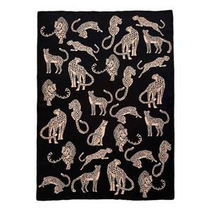 블랙 담요 호피 블랭킷 소파덮개 인테리어 XB233 망토 벨벳 러블리