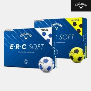 [하프클럽/캘러웨이]2025 캘러웨이 ERC 소프트 트루비스 골프볼남여공용2COLORS3피스/12알