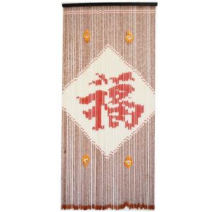 구슬 커튼 현관발 레트로 출입문 거실 문발 복고풍 중국집 나무 장식 비즈 발 구슬발