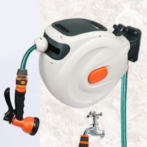 [아우트]벽걸이 이동식 분사 다용도 릴호스 호스 6가지 30m