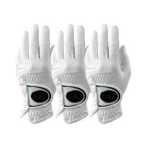 9LOVE 소프트 반양피 왼손 여성용 골프장갑 3장 세트 H