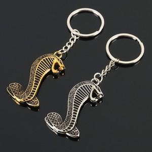 포드 gt  자동차 금속 키 링 뱀 모양 체인 포드 머스탱 GT 코브라 차베이로 스타일링에 적합 패션