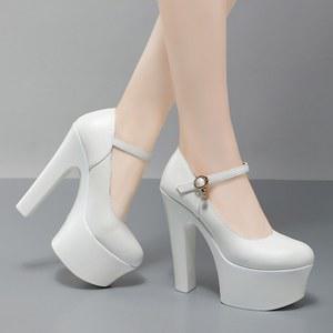 가보시힐 캐주얼 키높이구두 메리제인 웨딩슈즈 정장 화이트