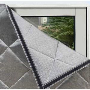 창문 방음커튼 소음차단 탈착식 커피 소음 보온면 침실 방음천 화이트 소리