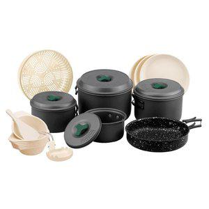 티에라 국산 7-8인용 경질 코펠 세트 가방포함 - 아웃도어 식기/코펠/냄비/그릇