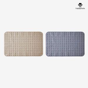 미끄럼방지 물빠짐 PVC 지압 욕실 매트 P0000TXM