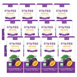 [머거요] 유기농 푸른즙 에브리타임 100% NFC 착즙 푸룬주스 14포 12박스