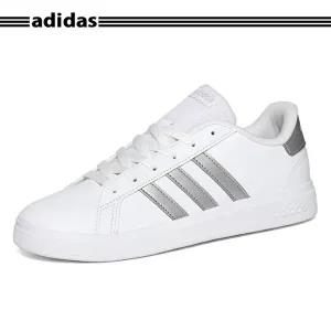 [아디다스][아디다스] 운동화 그랜드 코트 2.0 K 스니커즈 클라우드 화이트 매트 실버 GW6506