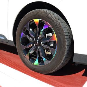 카니발KA4 타이어 홀로그램 휠스티커 19인치 빛반사 휠마스크 포인트랩핑 악세사리