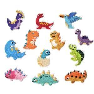 열접착식 와펜 공룡12종 패치 다림질 와펜,접착식와펜,와펜패치,자수와펜,알파벳와펜,옷패치와펜,캐릭터와