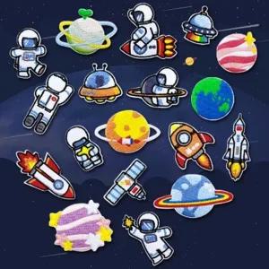 열접착식 와펜 우주18종 패치 다림질 와펜,접착식와펜,와펜패치,자수와펜,알파벳와펜,옷패치와펜,캐릭터와