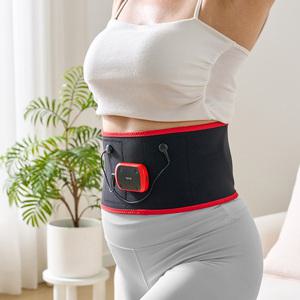 간편착용 편안한움직임 복부 허리 저주파마사지기 허리보호대겸용/EMS마사지기 허리안마기 뱃살 스트레칭